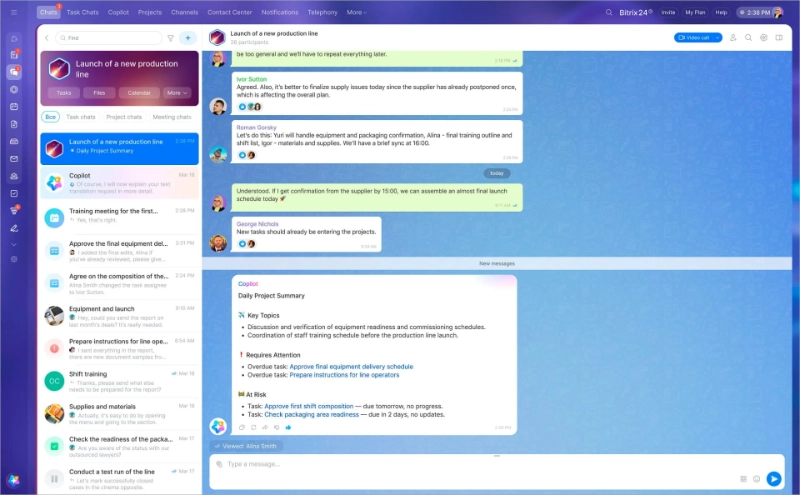 bitrix24 proje vibe